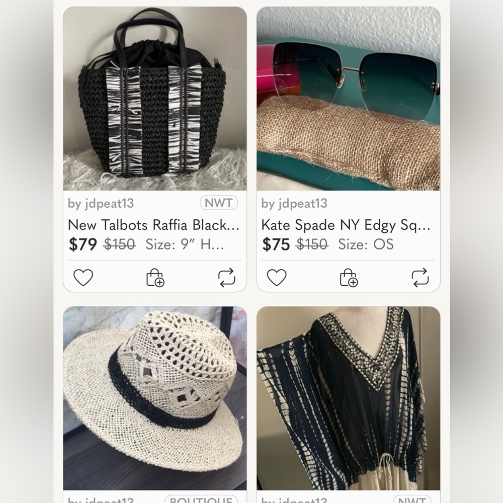 New Women's Debbie Katz South Beach Silk Beaded Kraftan Swimsuit Beach Coverup - Picture 12 of 12